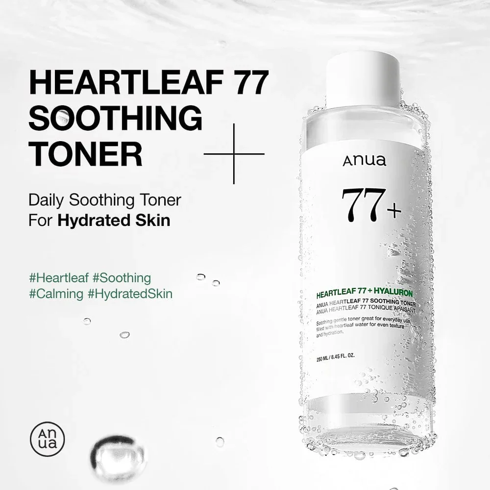 HEARTLEAF 77 SOOTHING TONER ANUA