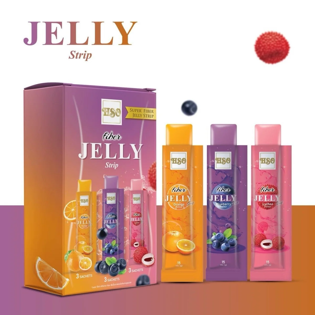 FIBER JELLY STRIP 3ពណ៍