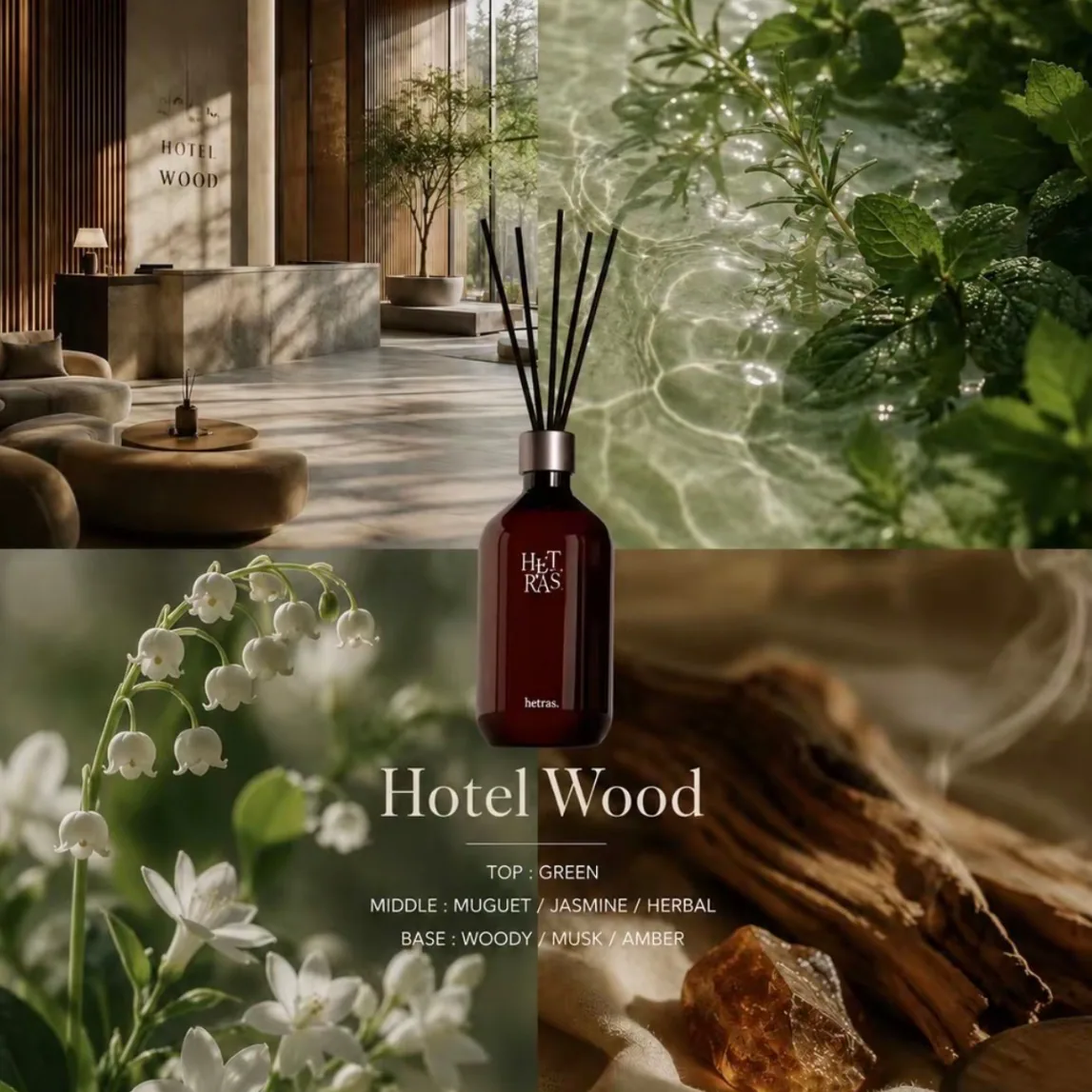 HOTEL WOOD PREMIUM DIFFUSER HETRAS