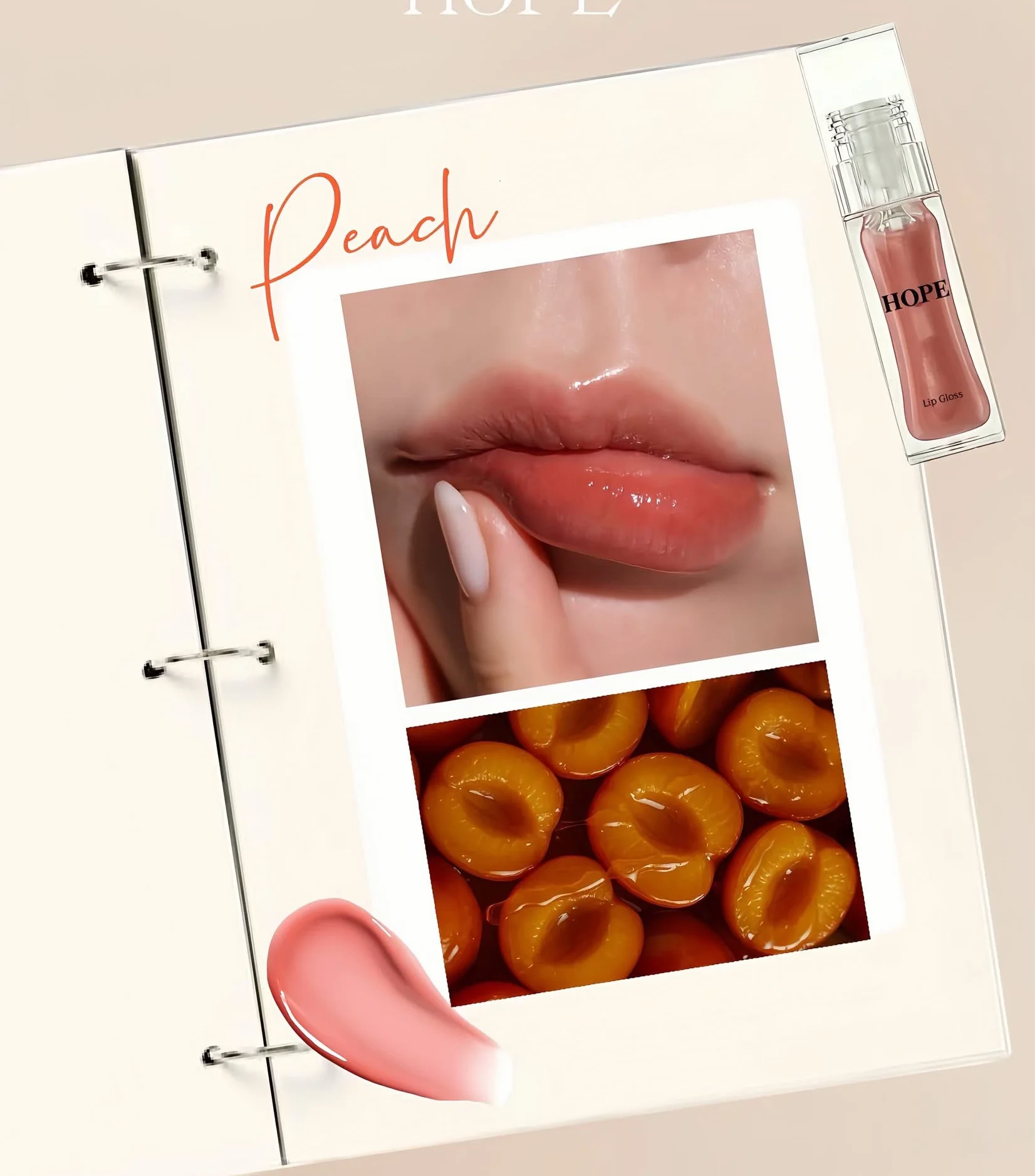 PEACH HOPE LIP GLOSS