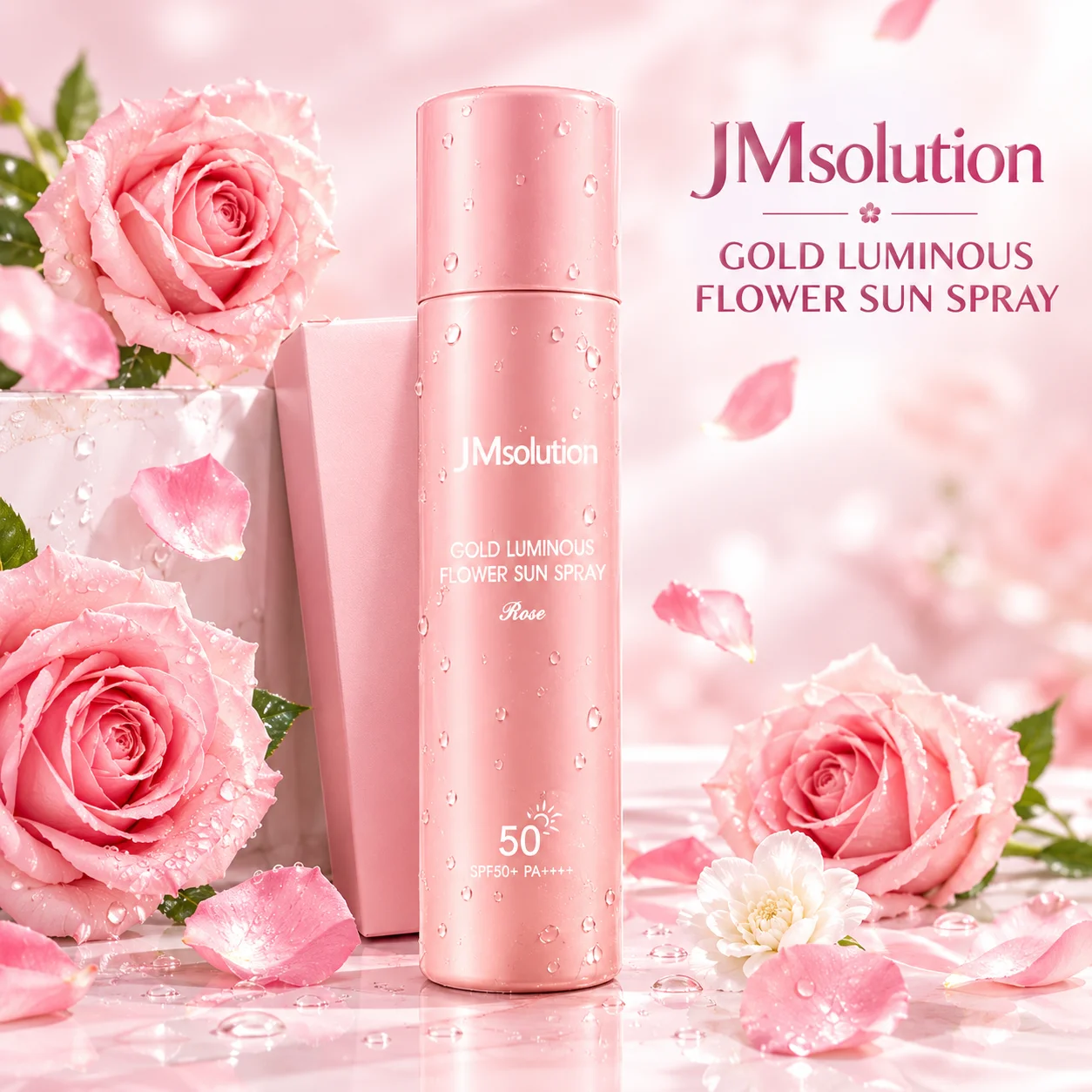 GLOW LUMINOUS FLOWER SUN SPRAY ROSE JMSOLUTION