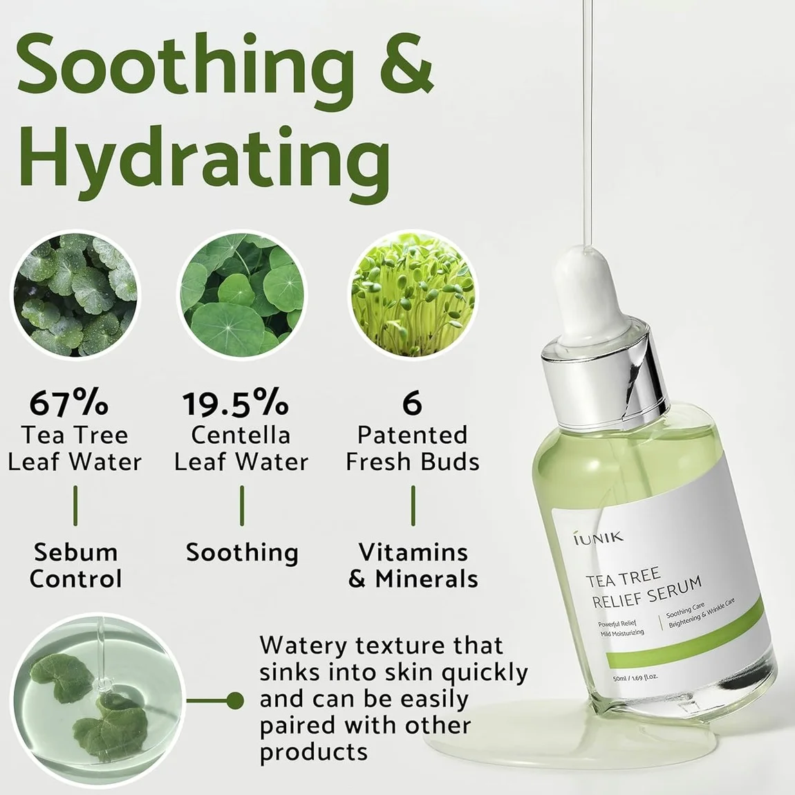 TEA TREE RELIEF SERUM IUNIK