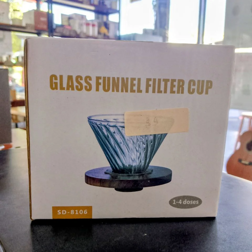 Coffee Glassfunnel filter cup