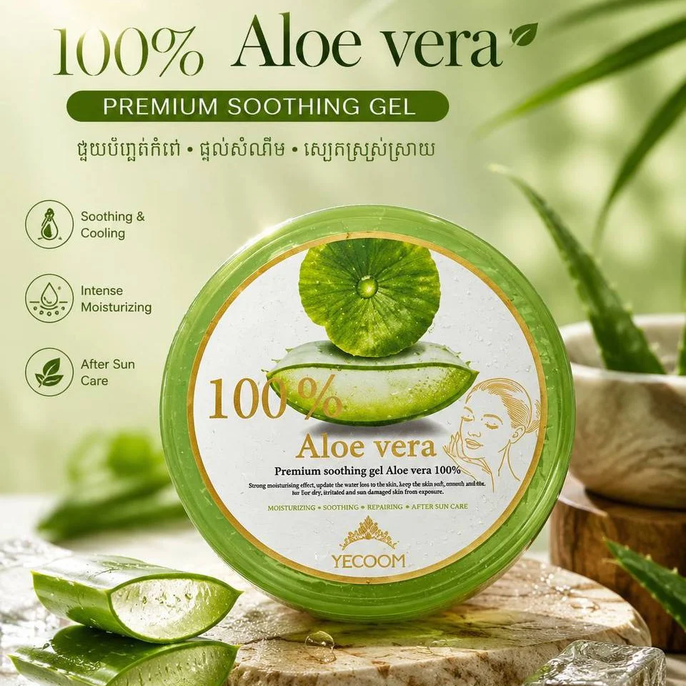 ALOE VERA & CENTELLA ASIATICA PREMIUM SOOTHING GEL YECOOM