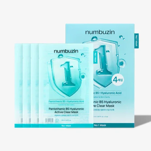 PANTOTHENIC B5 HYALURONIC ACTIVE CLEAR MASK NO.1 NUMBUZIN