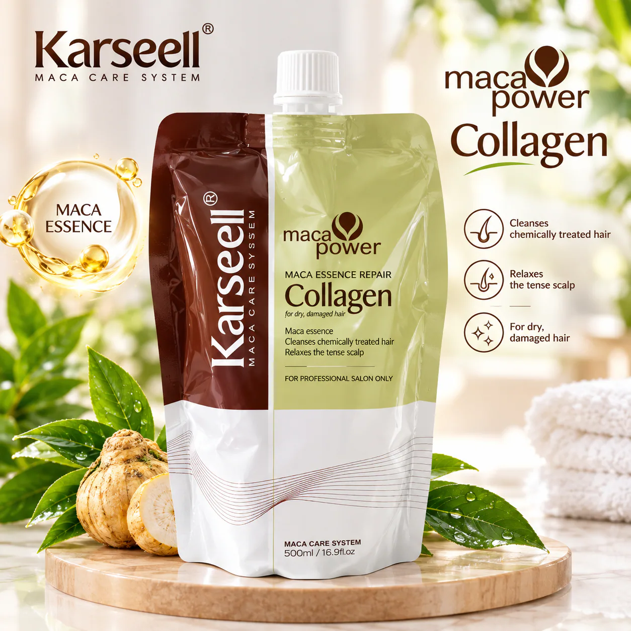 KARSEELL MACA ESSNCE REPIAR COLLAGEN HAIR MASK