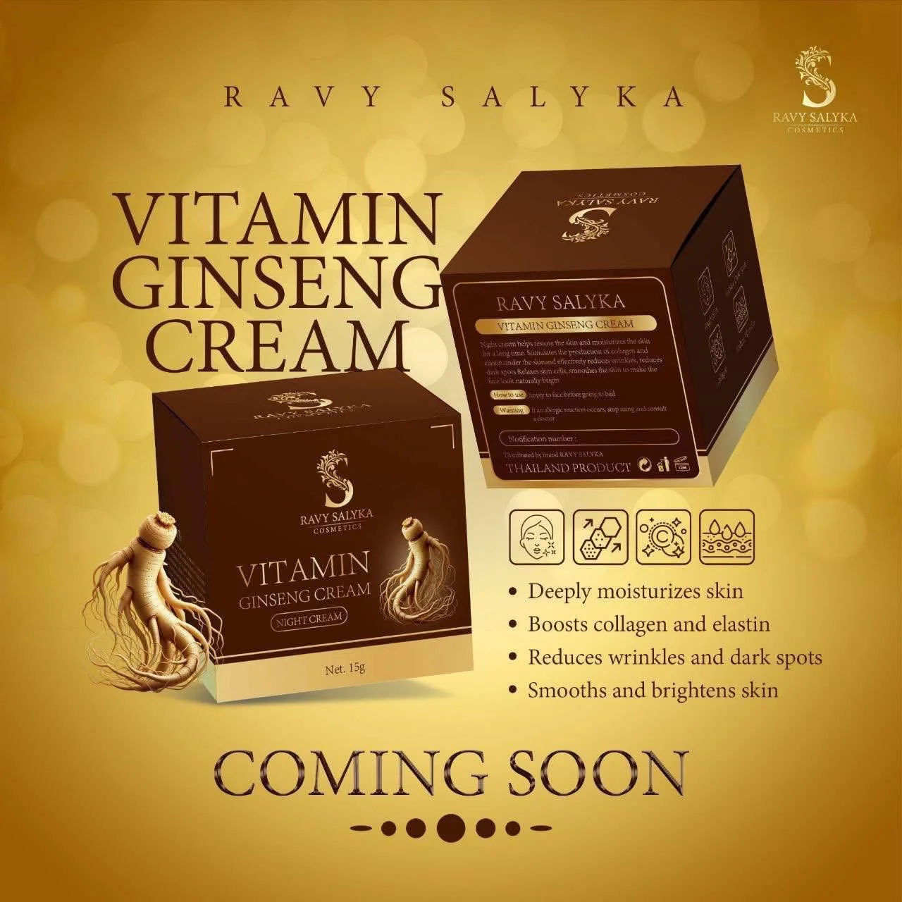 VITAMIN GINSENG CREAM RAVY SALYKA