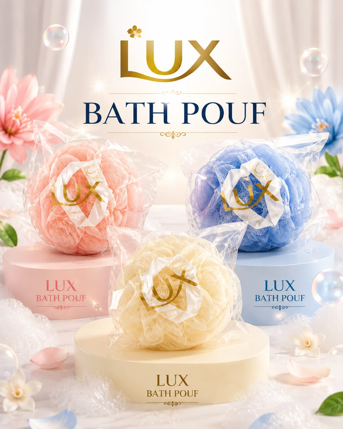 BATH POUF LUX