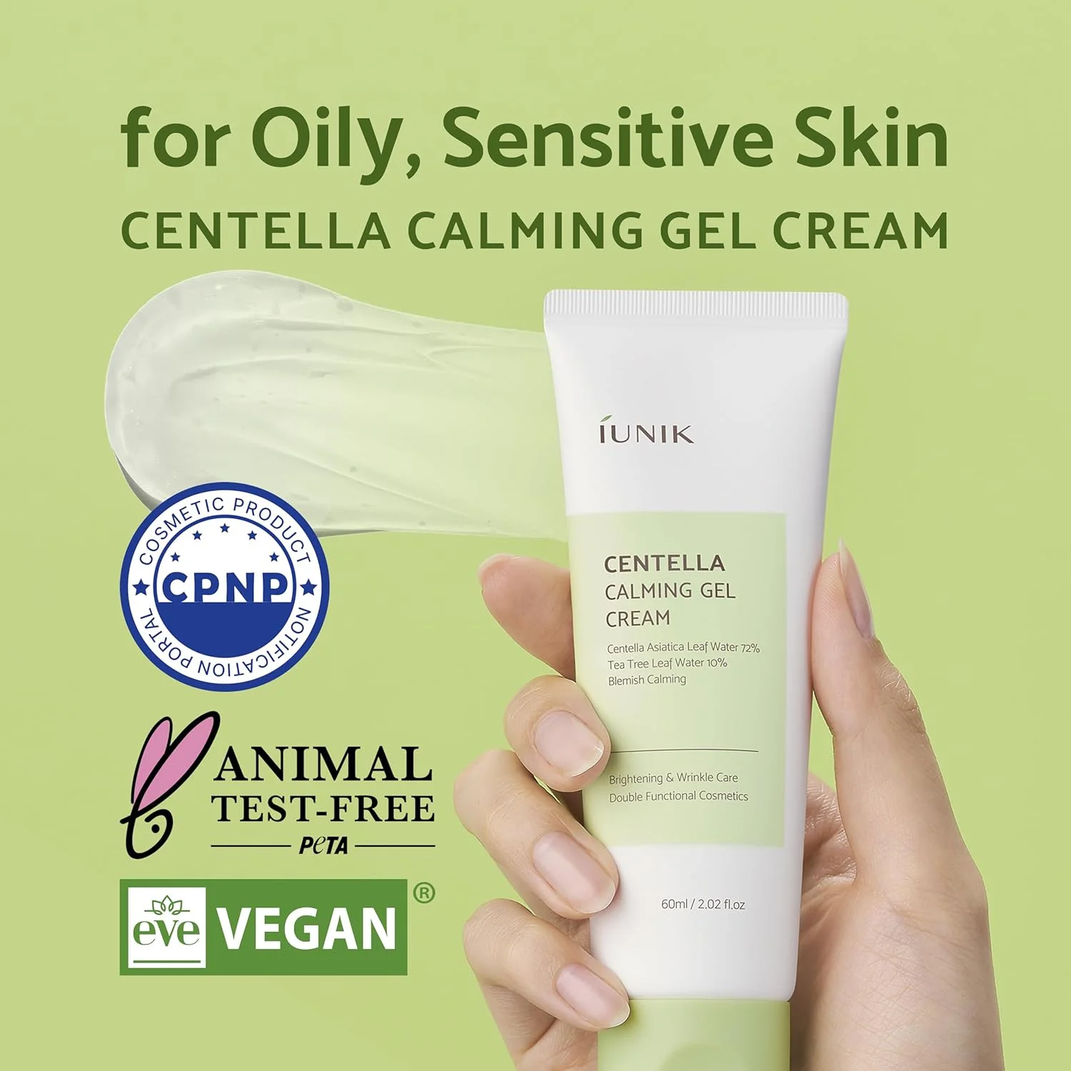 CENTELLA CALMING GEL CREAM IUNIK