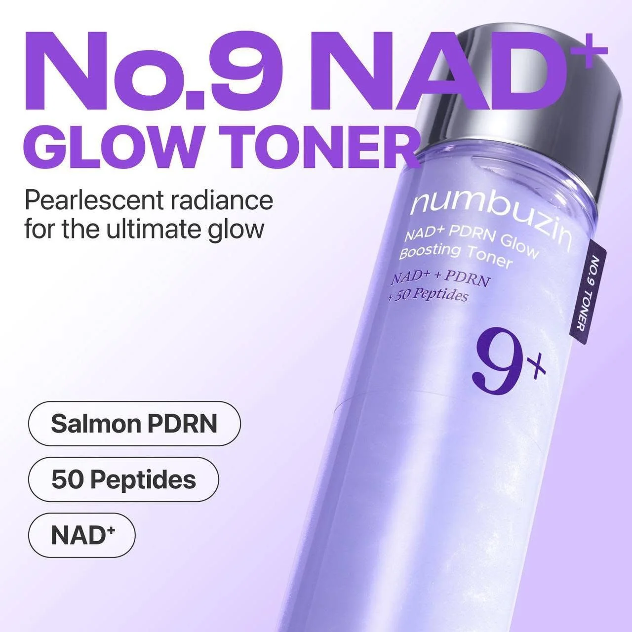 NO 9 NUMBUZIN NAD PDRN GLOW BOOSTING TONER