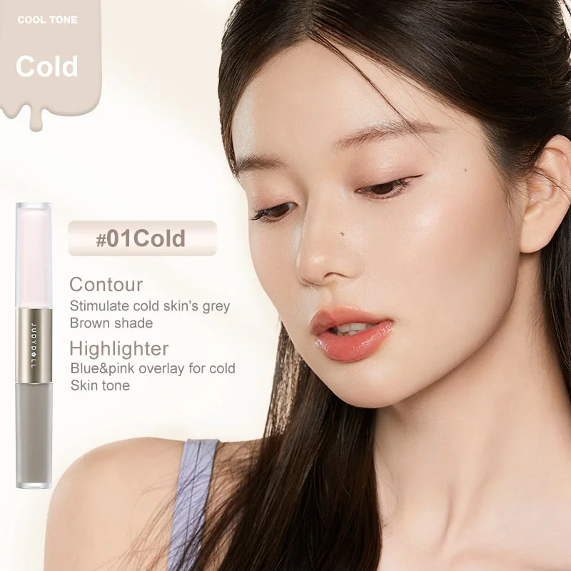 #01 JUDYDOLL LIQUID HIGHLIGHTER&CONTOUR DUO