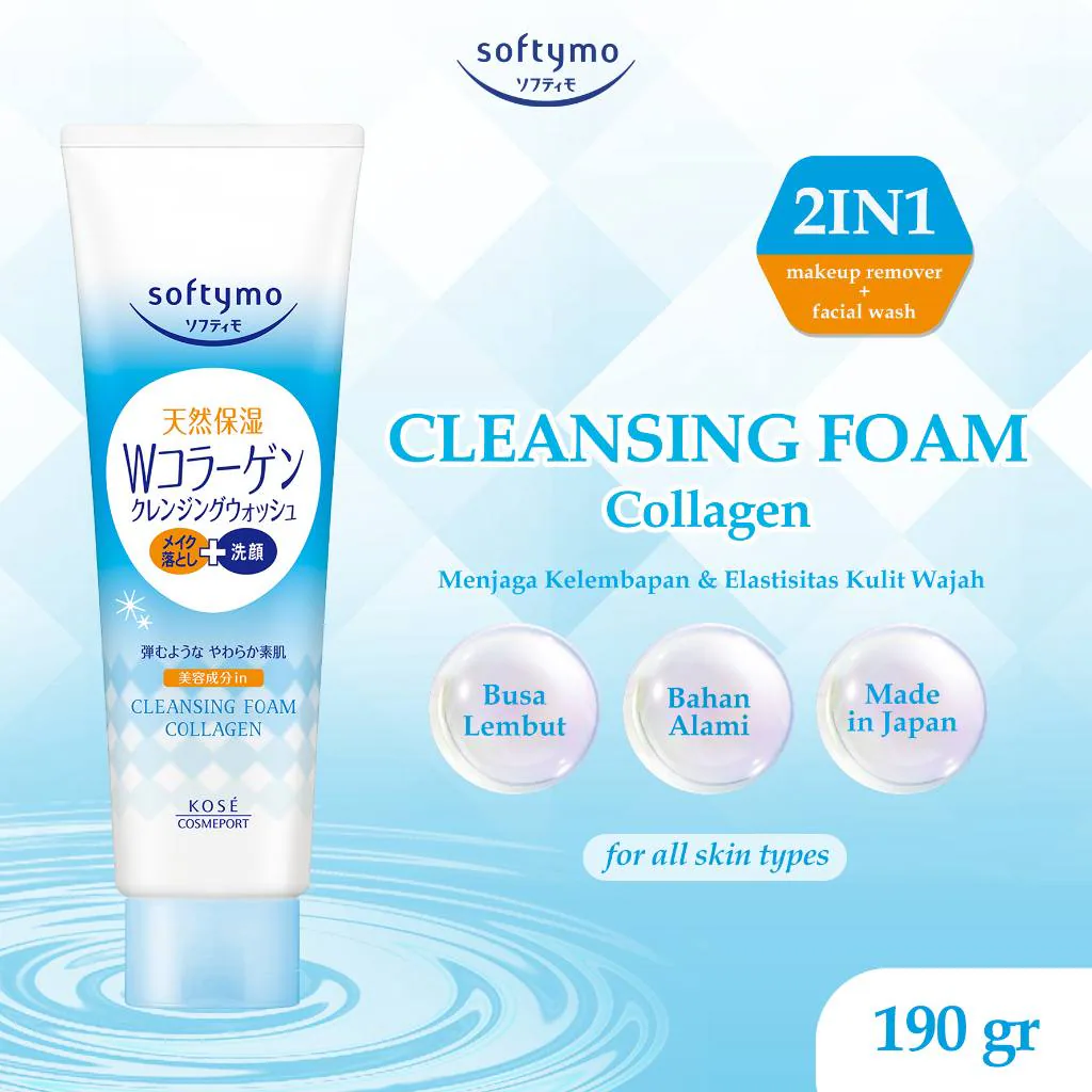 SOFTYMO CLEANSING FOAM COLLAGEN KOSE COSMEPORT