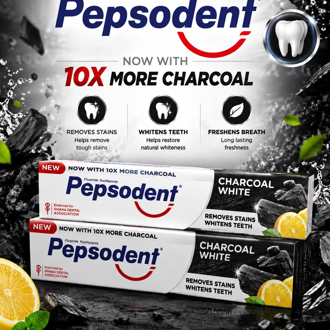 PEPSODENT CHARCOAL WHITE TOOTHPASTE