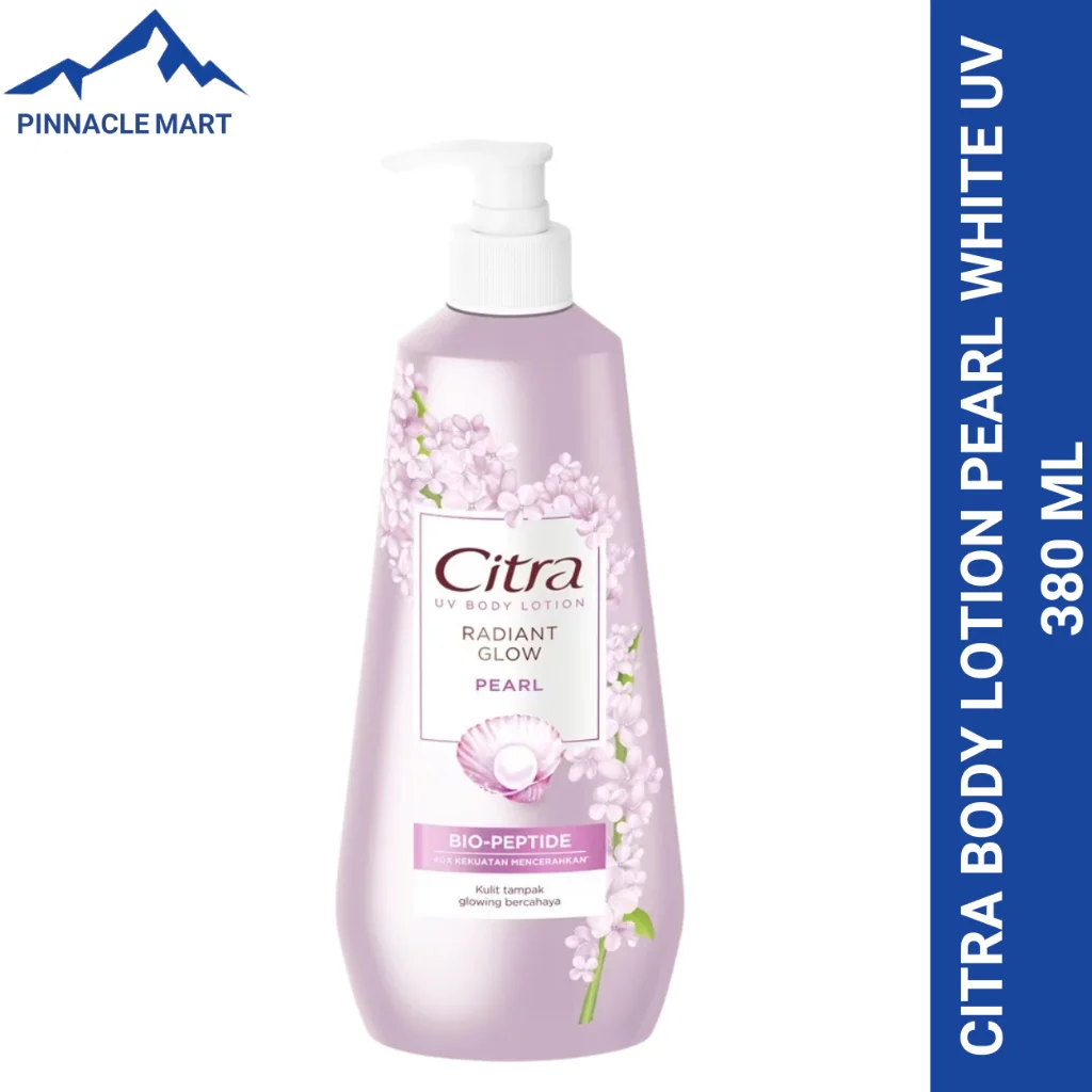 380ml CITRA UV BODY LOTION RADIANT GLOW PEARL