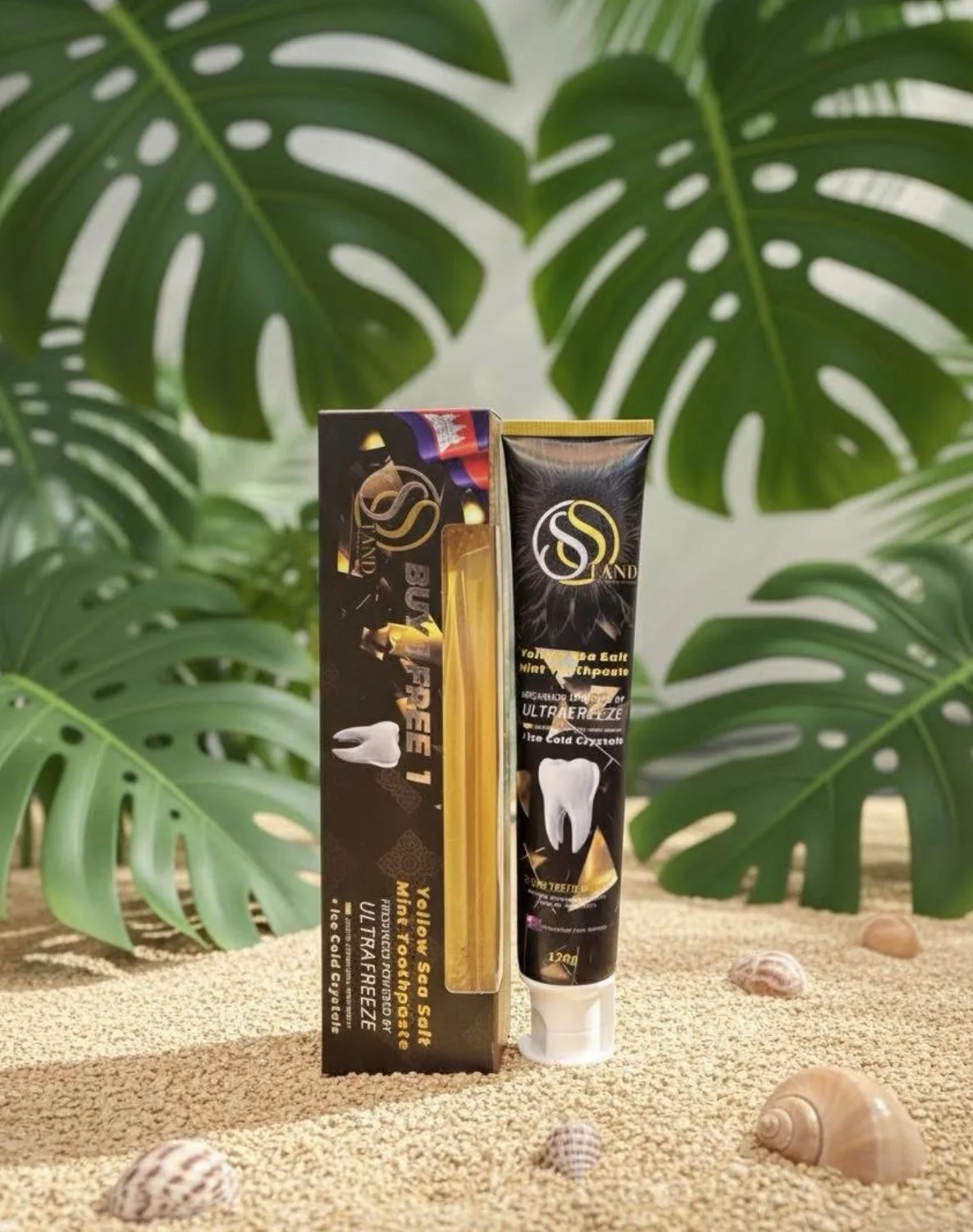 SSTAND YELLOW SEA SALT MINT TOOTHPASTE