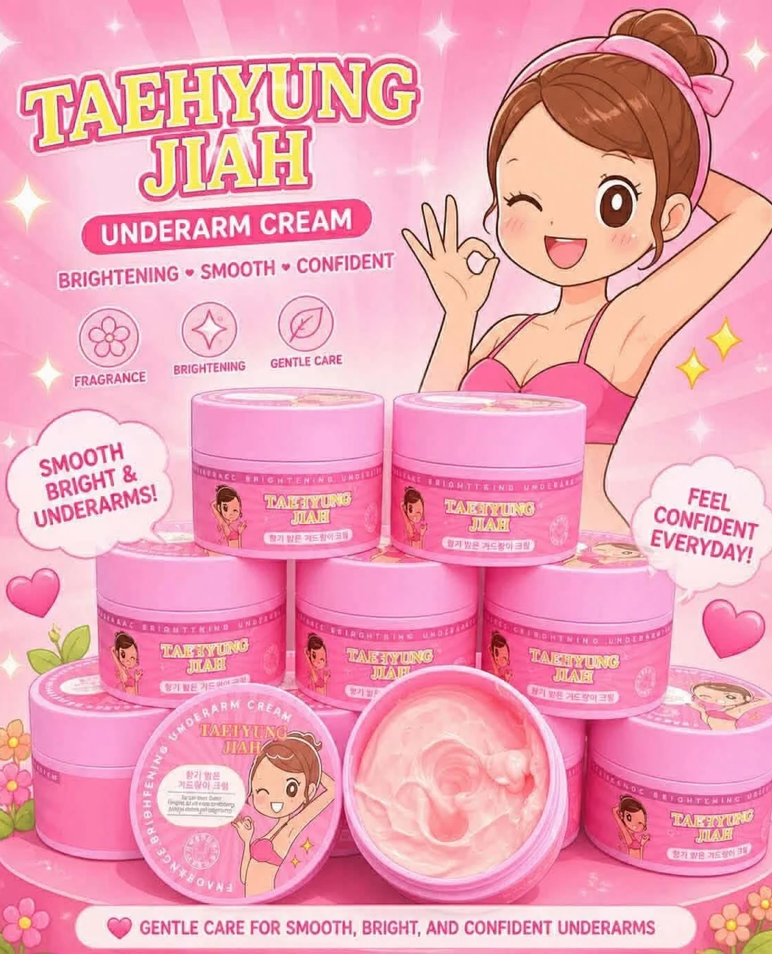 FRAGRANCE BRIGHTENING UNDERARM CREAM TAEHYUNG