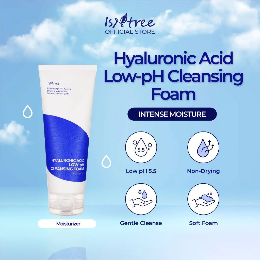 HYALURONIC ACID LOW-PH CLEANSING FOAM ISNTREE