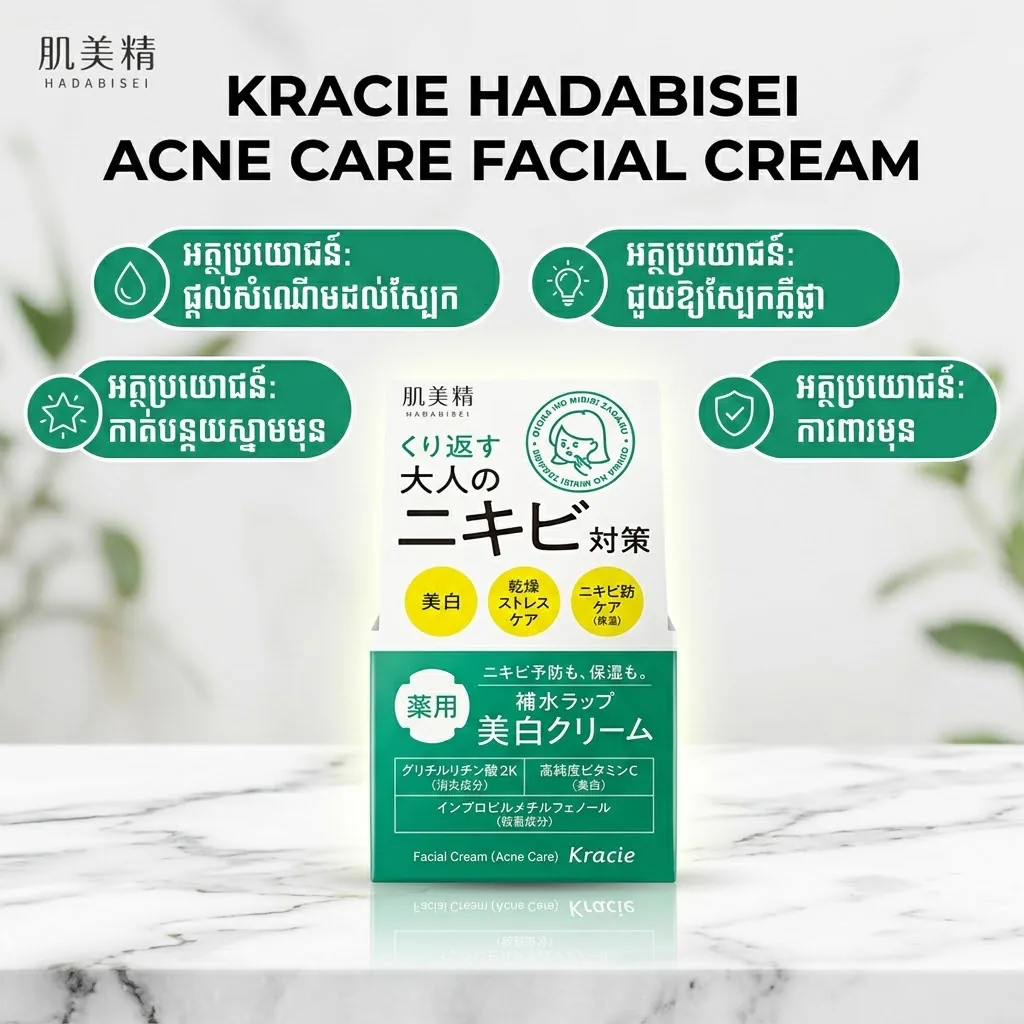 HADABISEI ACNE CARE FACIAL CREAM KRACIE