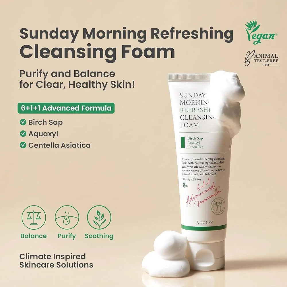 SUNDAY MORNING REFRESHING CLEANSING FOAM AXIS-Y