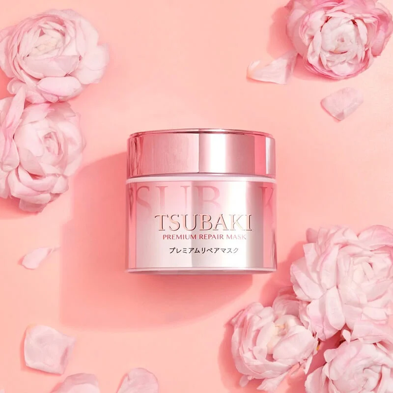 TSUBAKI PREMIUM REPAIR HAIR MASK PINK CAMELLIA EDITION