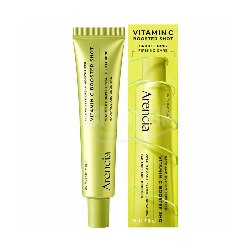 VITAMIN C BOOSTER SHOT FACE AND EYE MOISTURIZER ARENCIA