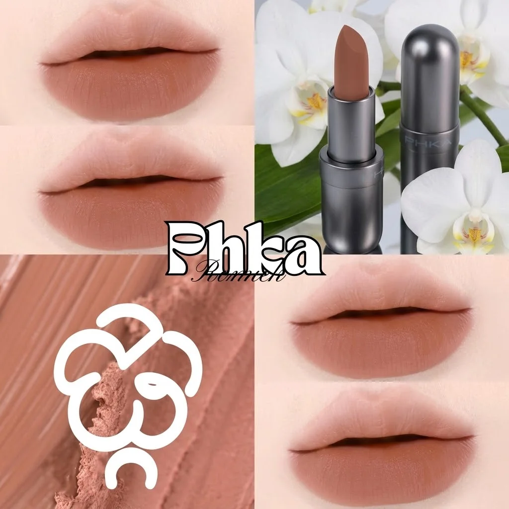 MATTE LIPSTICK ROMJEK (ផ្ការំចេក) PHKA-ផ្កា