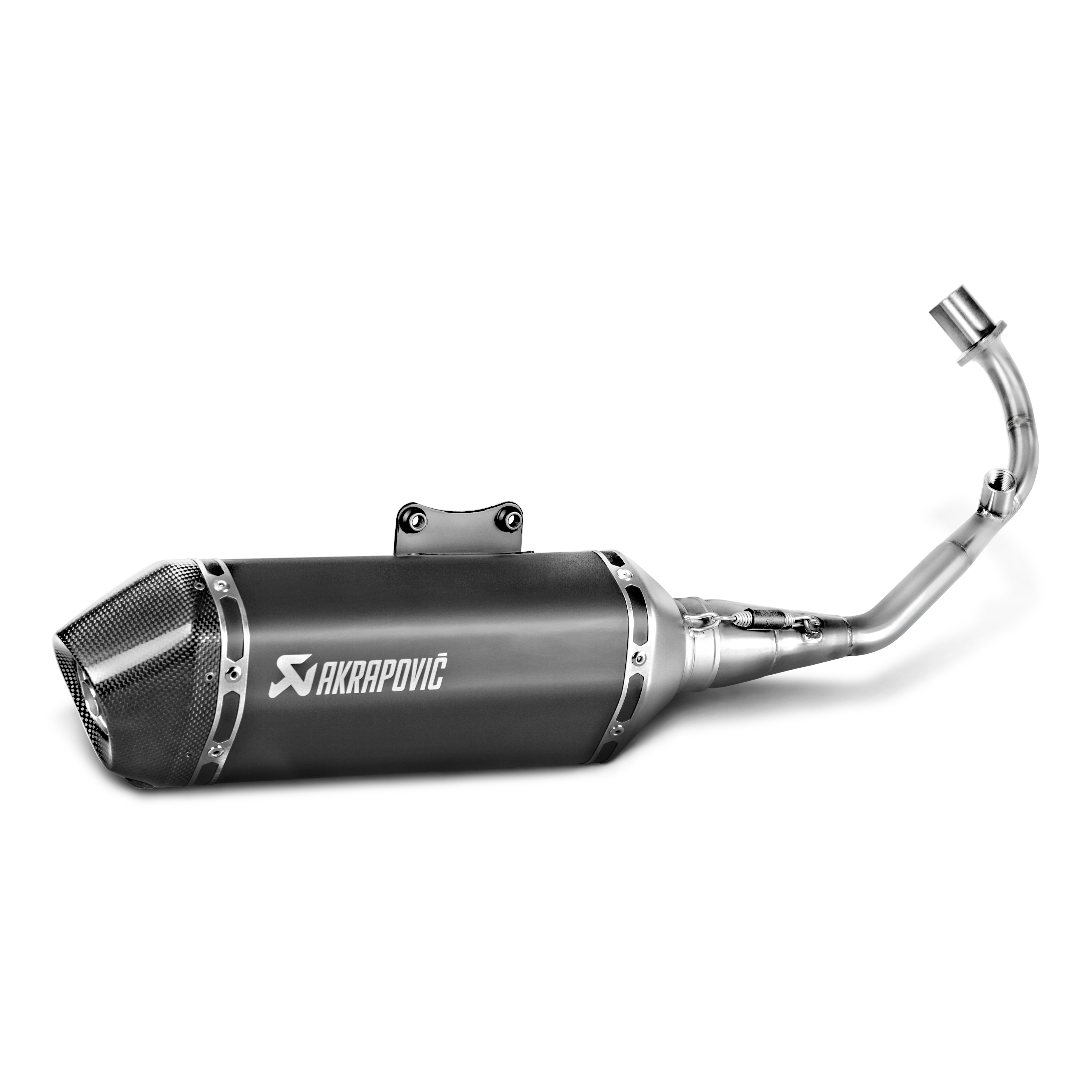 AKRAPOVIC COMPLETE EXHAUST APPROVED STEEL NERO VESPA PRIMAVERA /SPRINT 125/150 2016-2024
