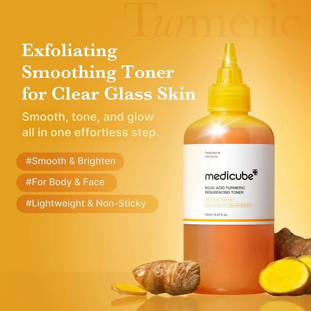KOJIC ACID TURMERIC RESURFACING TONER MEDICUBE