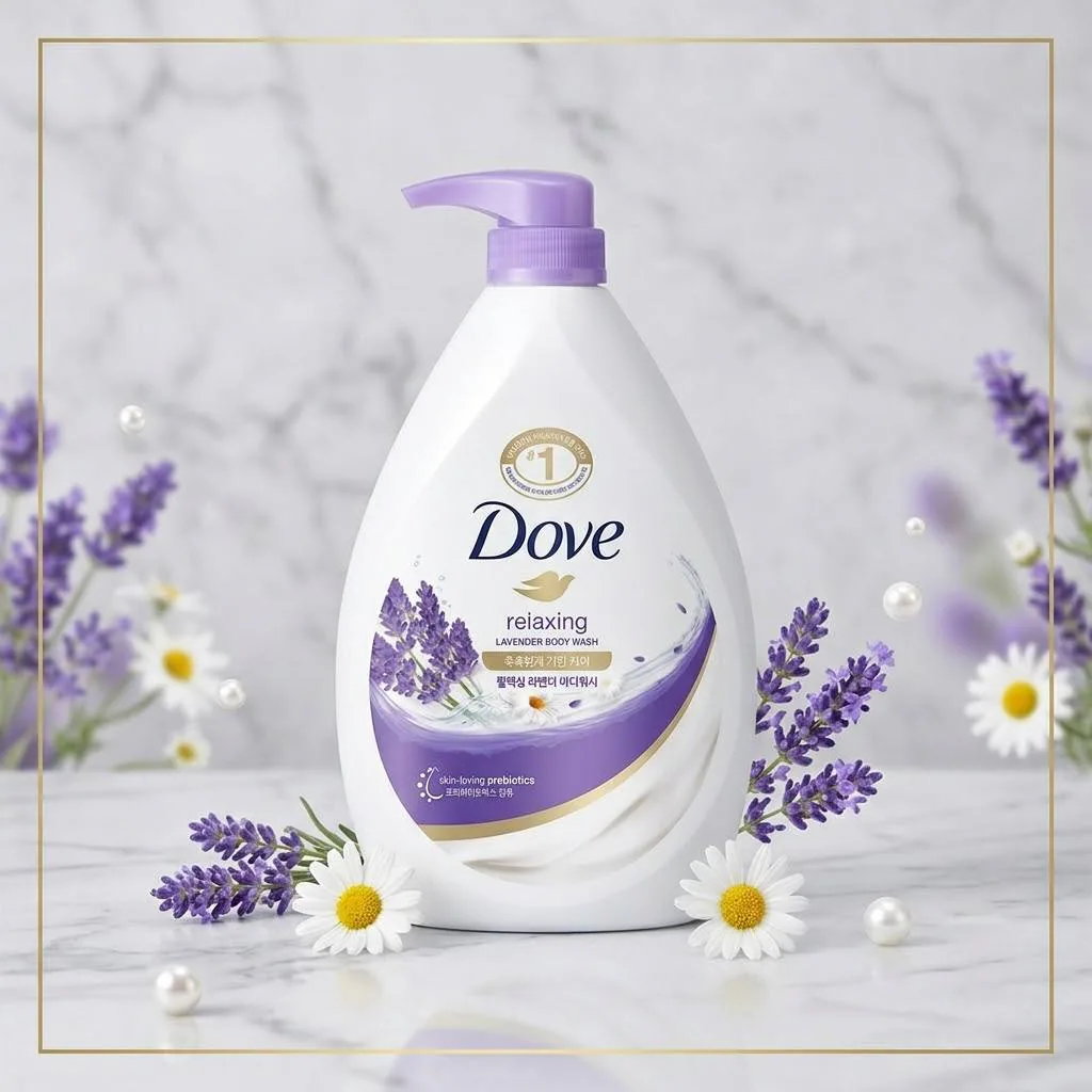 RELAXING LAVENDER BODY WASH DOVE
