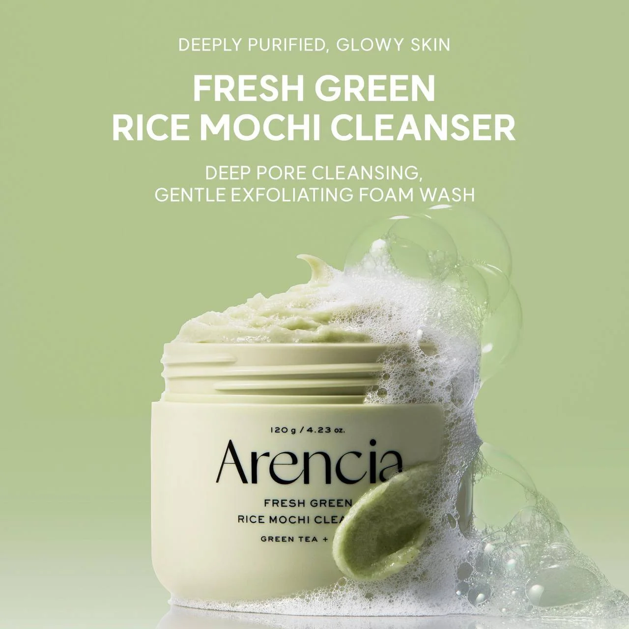 FRESH GREEN RICE MOCHI CLEANSER ARENCIA
