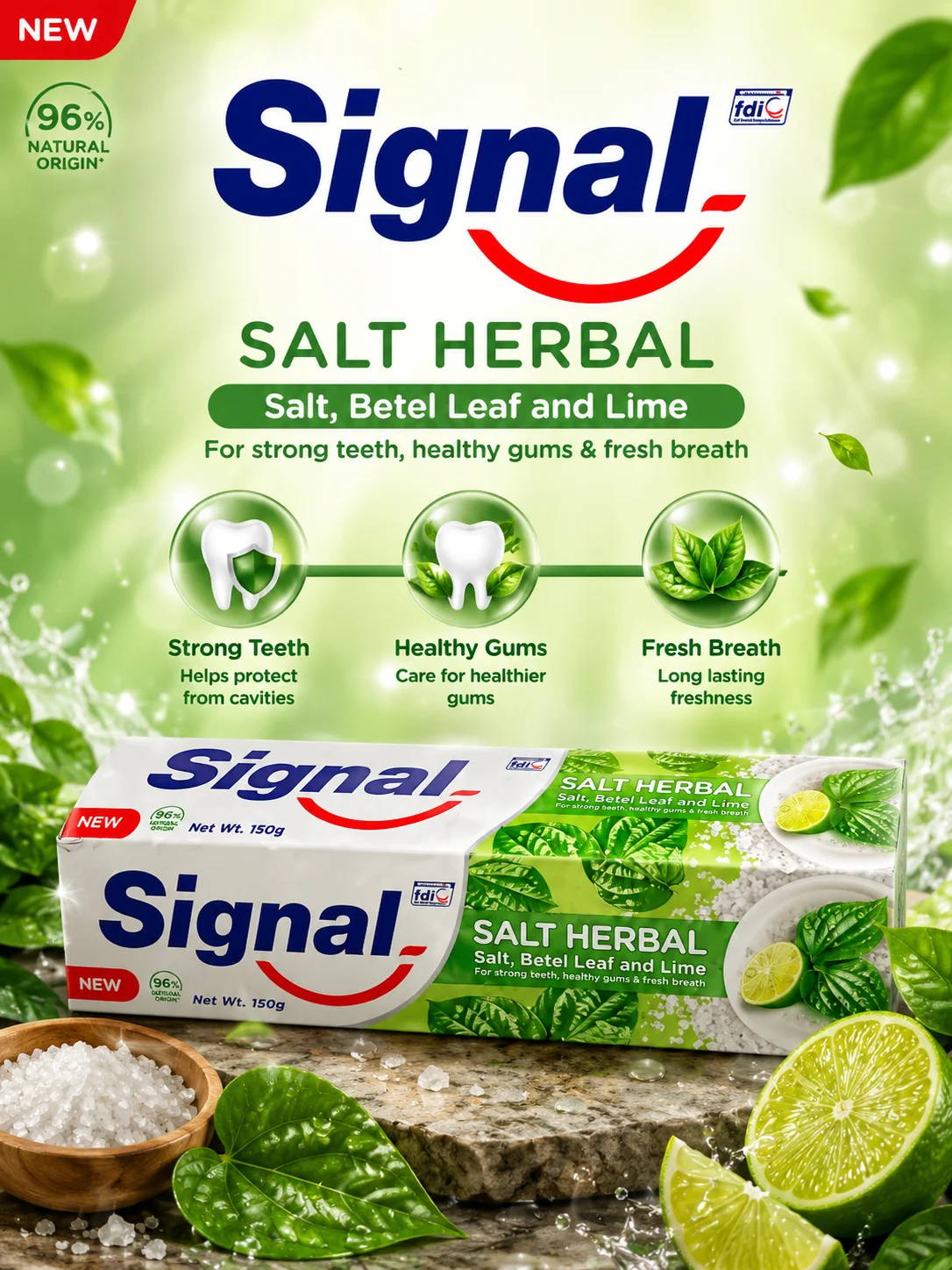 SIGNAL SALT HERBALTOOTHPASTE