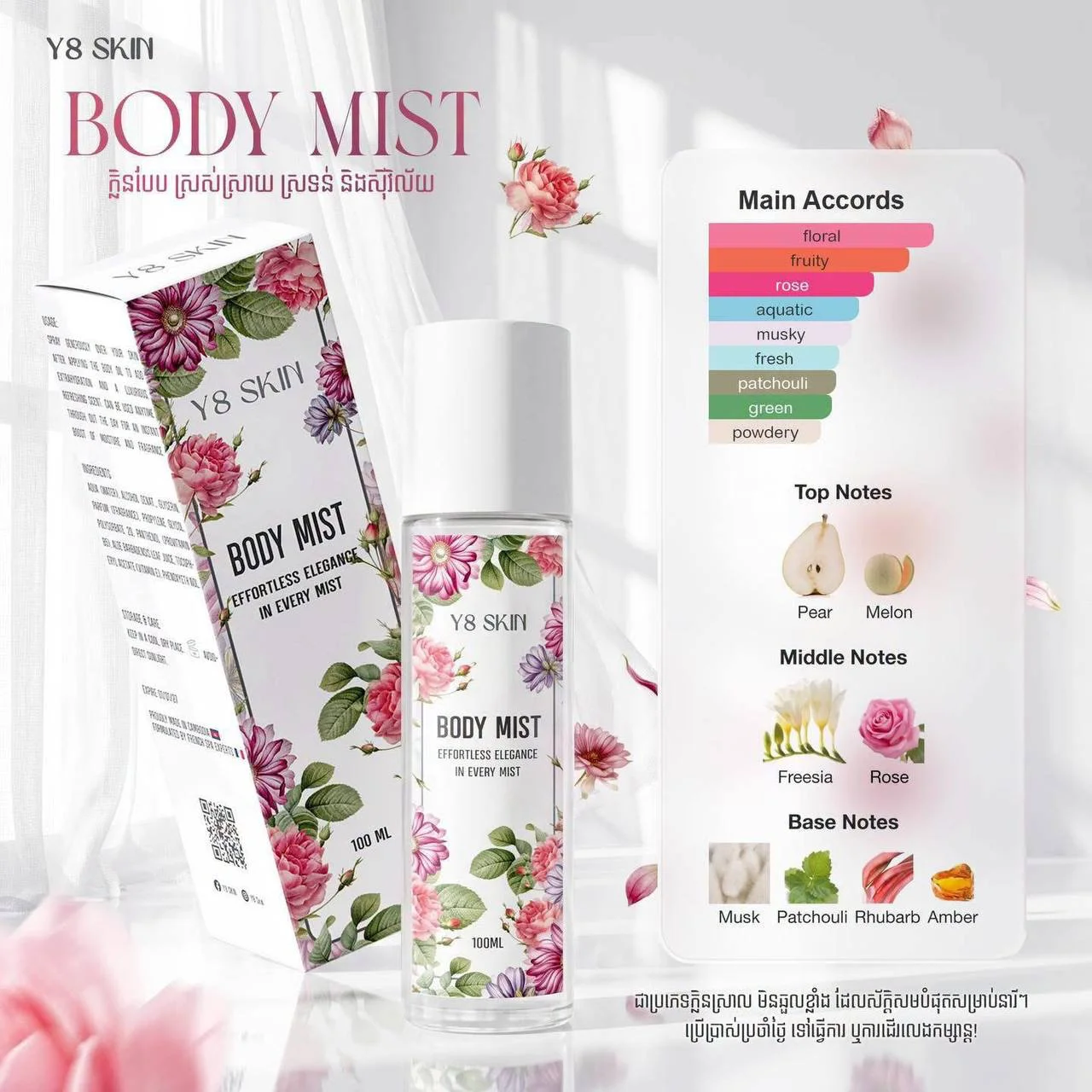 BODY MIST Y8 SKIN