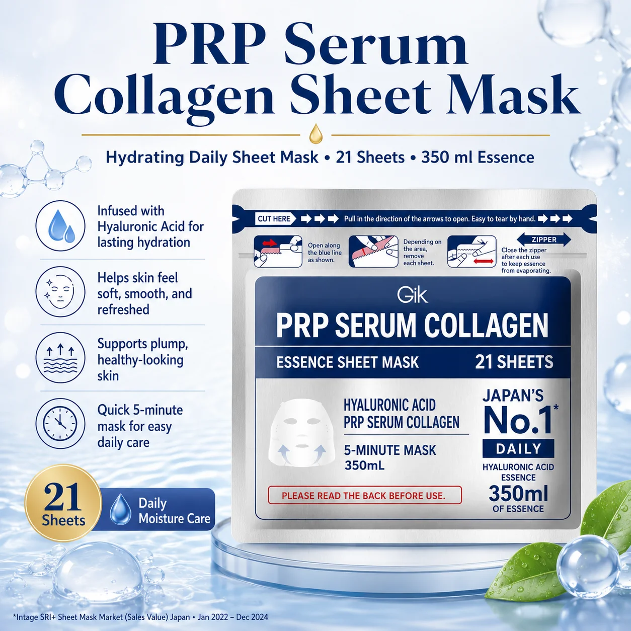 GIK PRP COLLAGEN REPAIR MOIST MASK