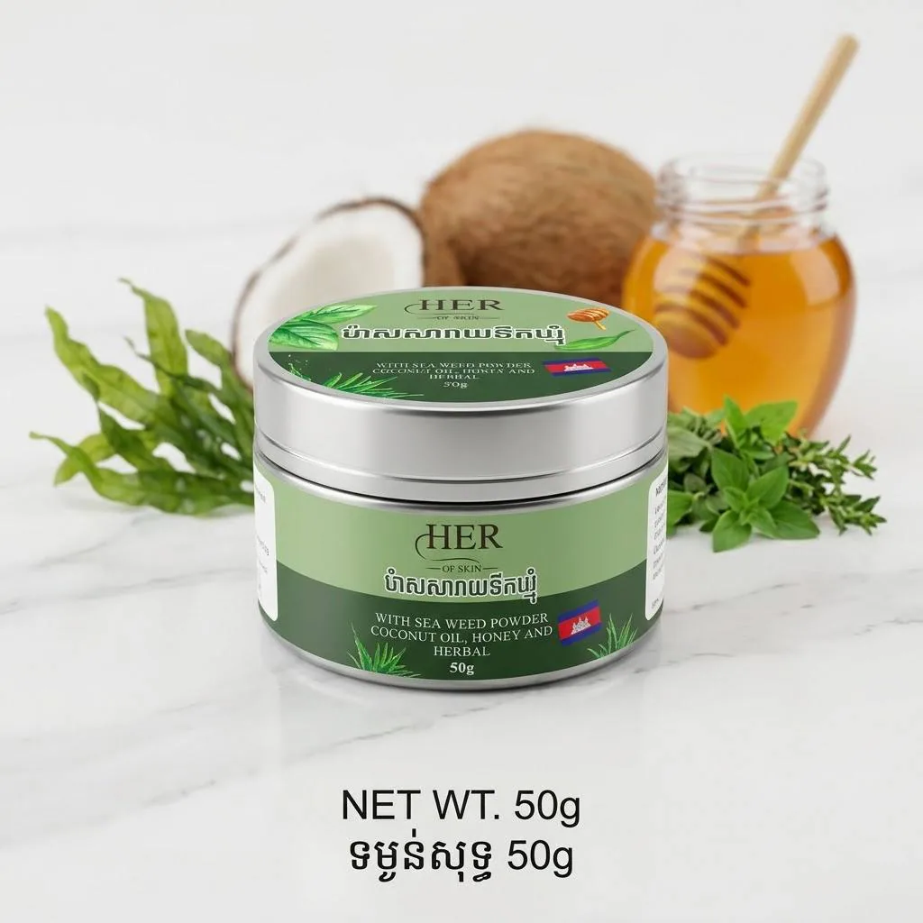 50G ម៉ាសសារាយ​ទឺកឃ្មុំ​ HER OF SKIN