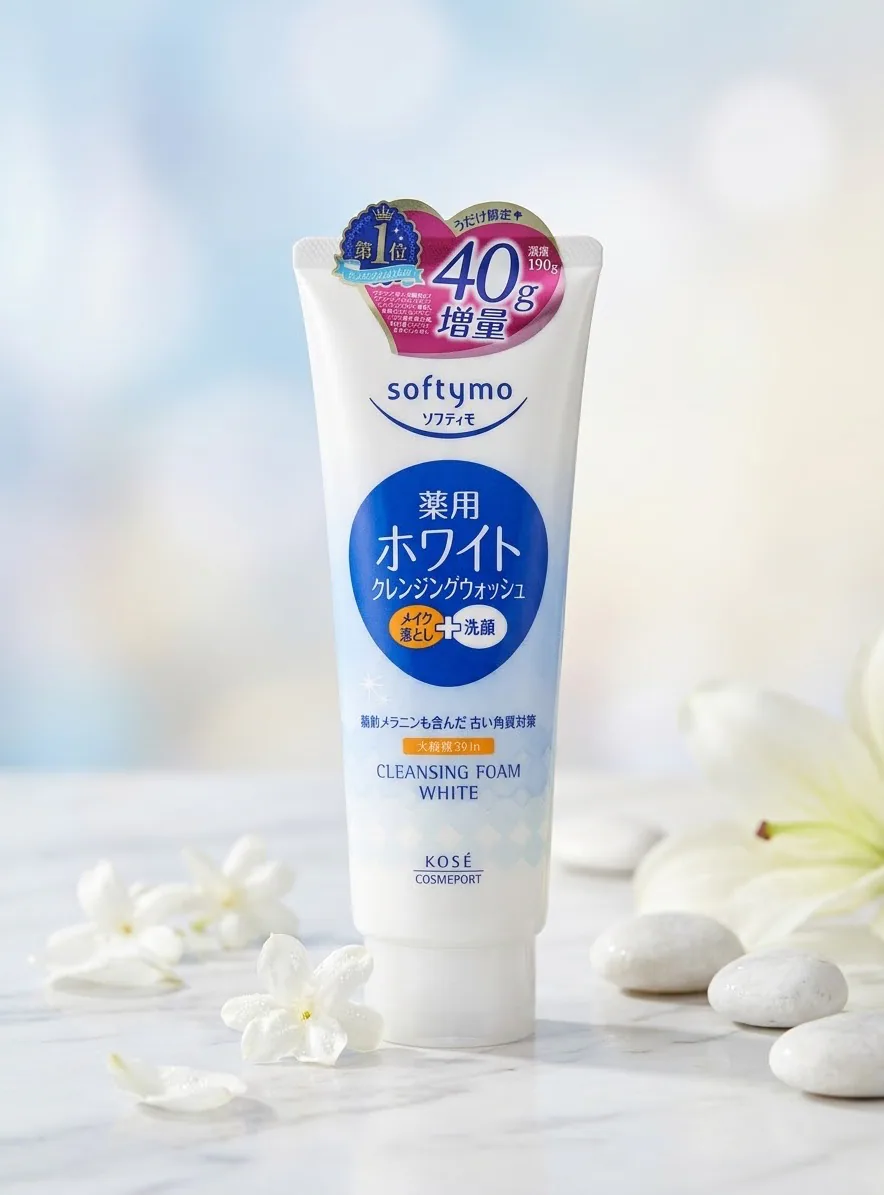 230g SOFTYMO CLEANSING FOAM WHITE KOSE COSMEPORT