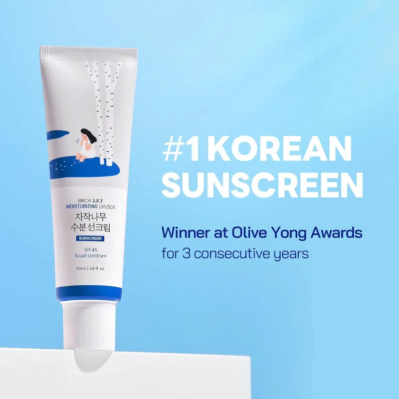 BRICH JUICE MOISTURIZING SUNSCREEN ROUND LAB